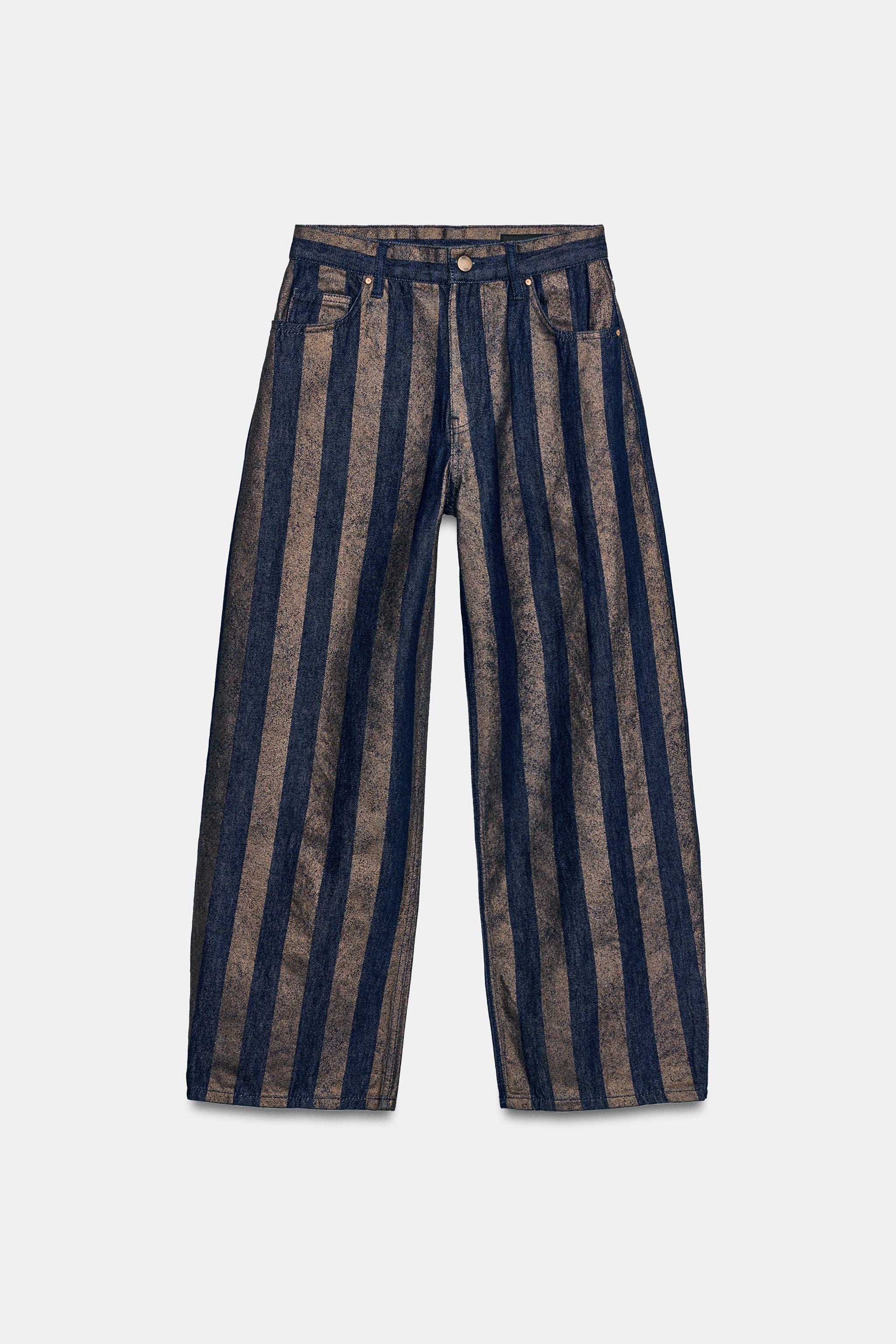 JEANS Z1975 BARREL TAILLE MOYENNE RAYURES