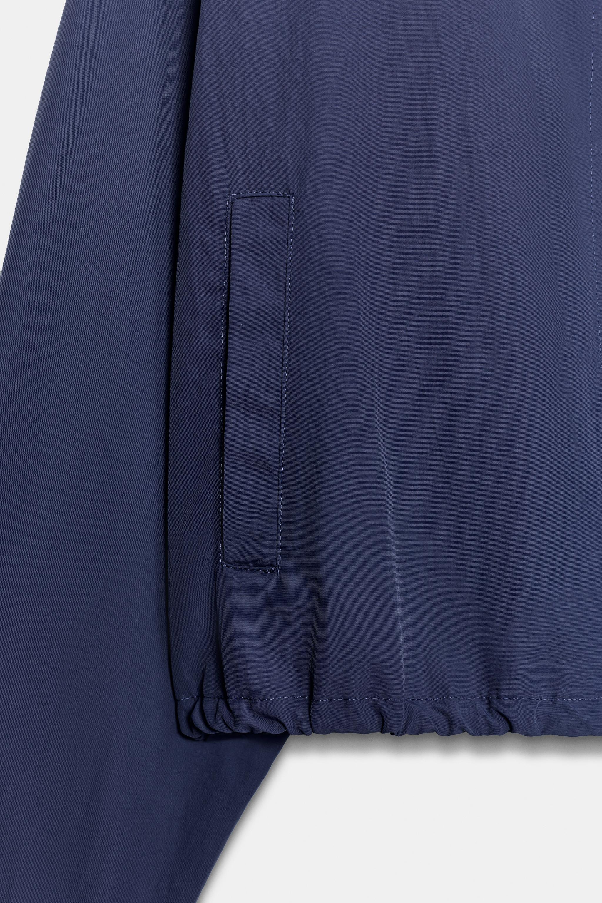 Женские куртки Zara TECHNICAL FABRIC JACKET — фото 10