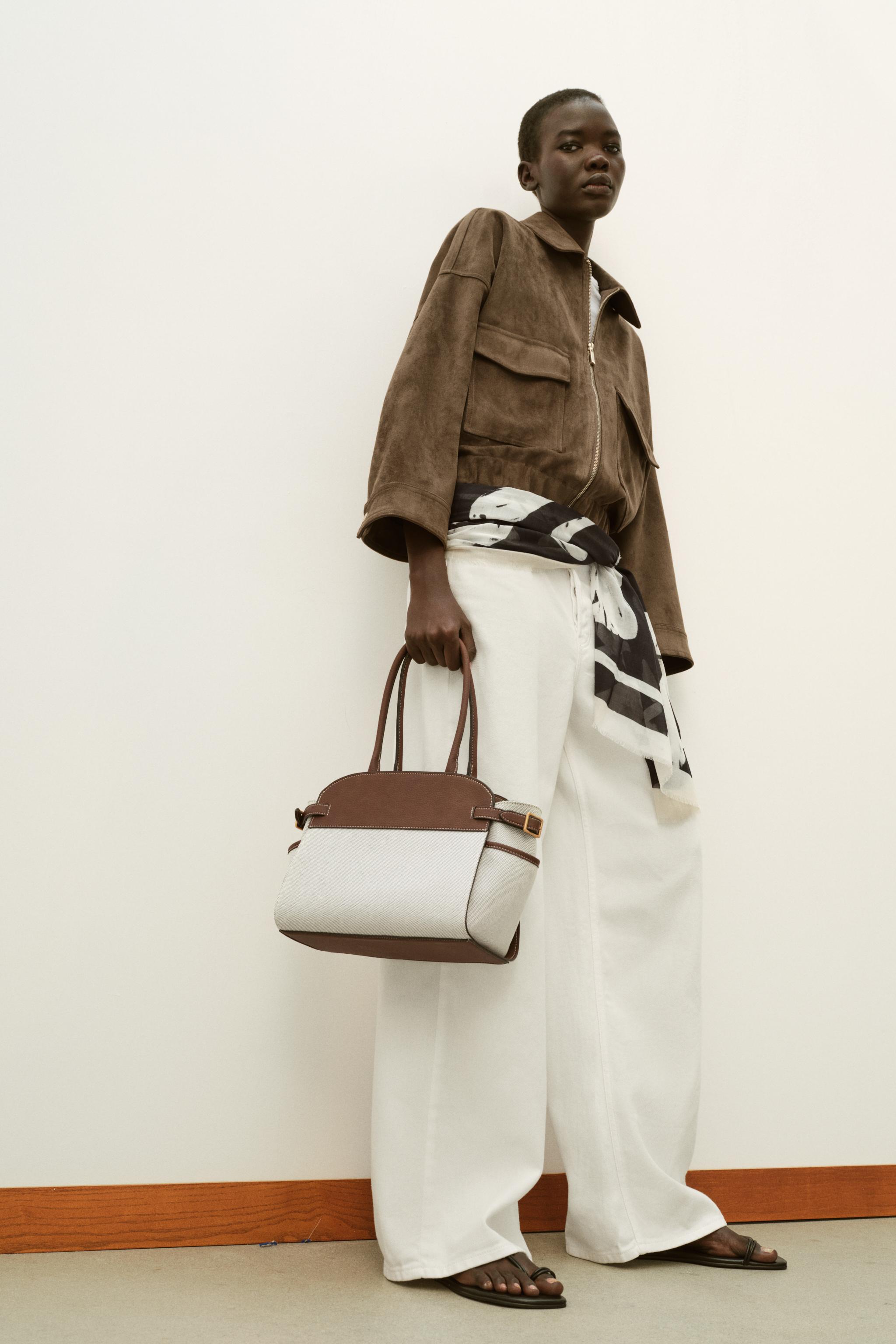 パプリカ COMBINATION BUCKLE CITY BAG - Light beige | ZARA United States