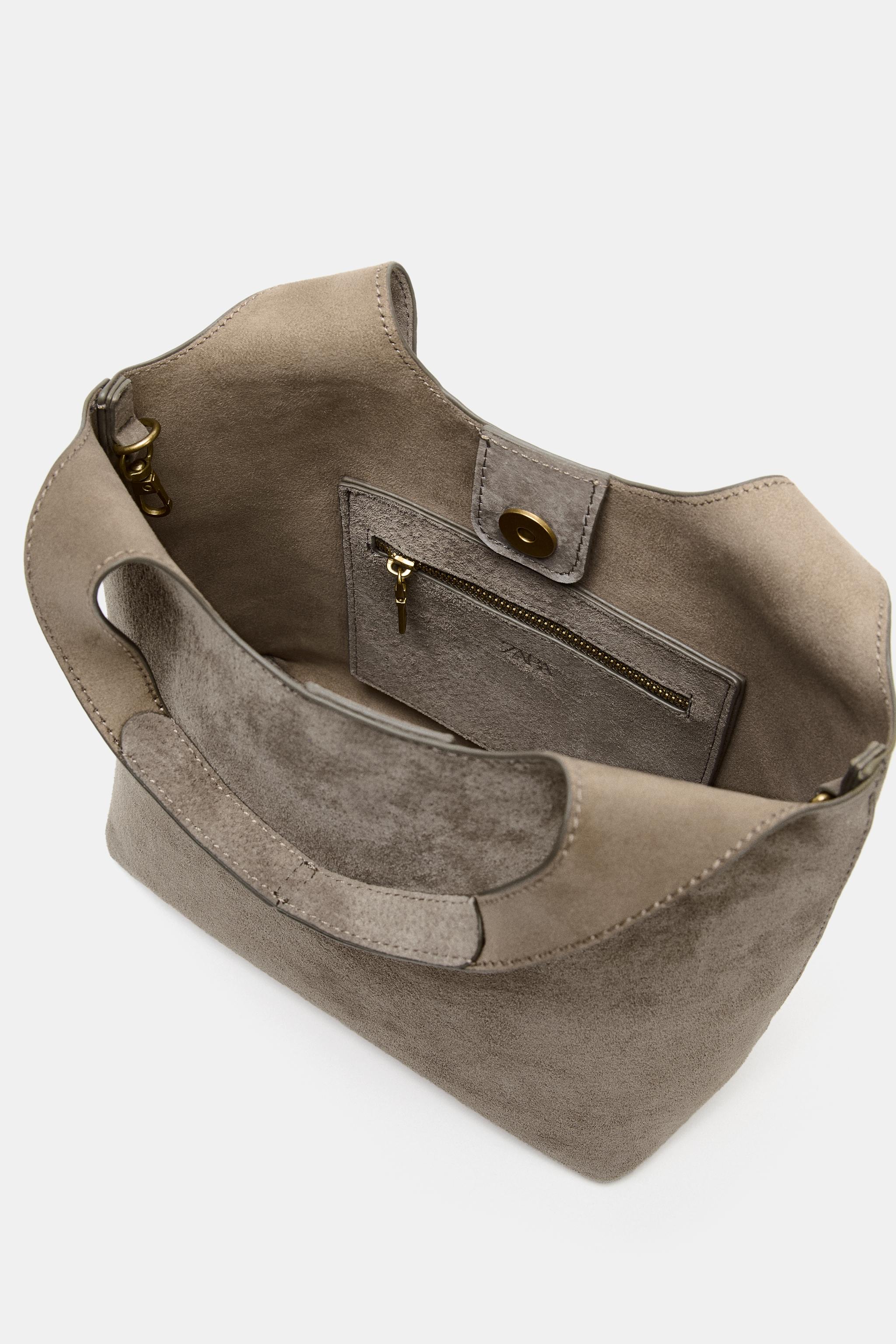 LEATHER MINI SHOPPER BAG