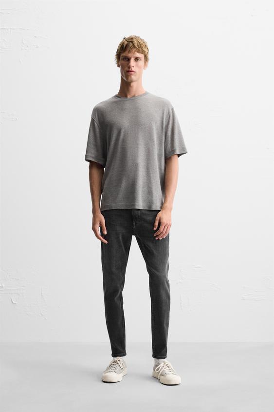 HOT Mens Jeans Jeans Skinny Zara Homme Cropped Jeans Zara