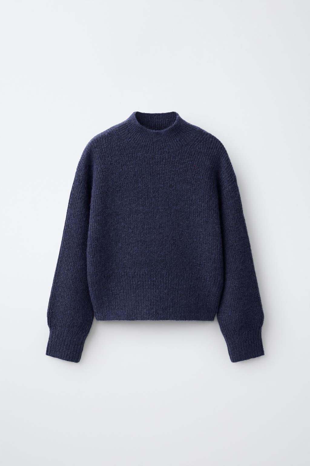 HIGH NECK KNIT JUMPER