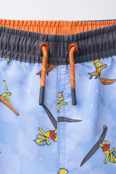 6-14 ANS/ SHORT DE BAIN BART THE SIMPSONS ™ MATT GROENING - Bleu de Zara - Image 2