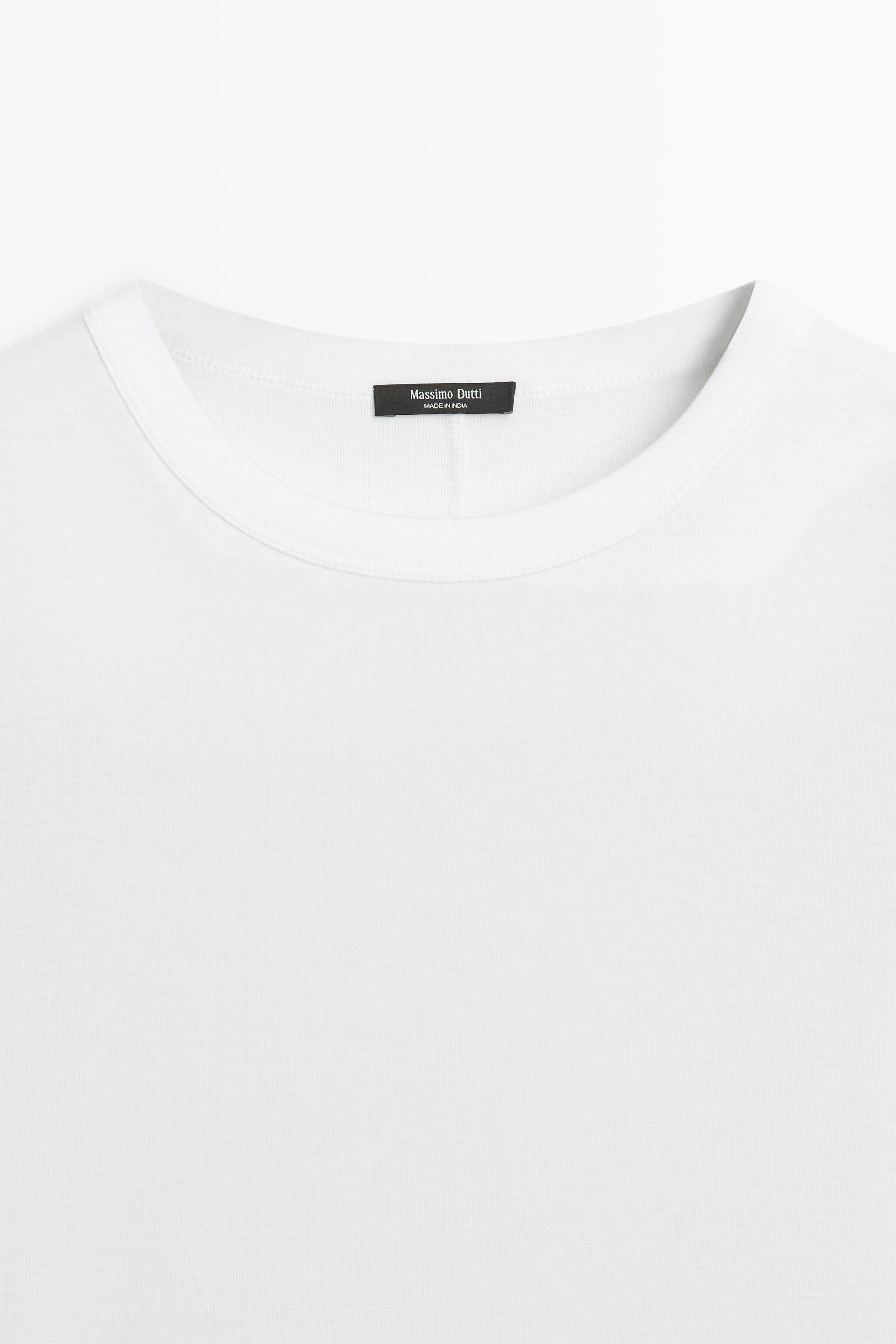 T-shirt manches courtes en bord-côte