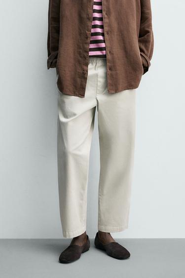 PANTALÓN CHINO RELAXED FIT - Gris vigoré de Zara