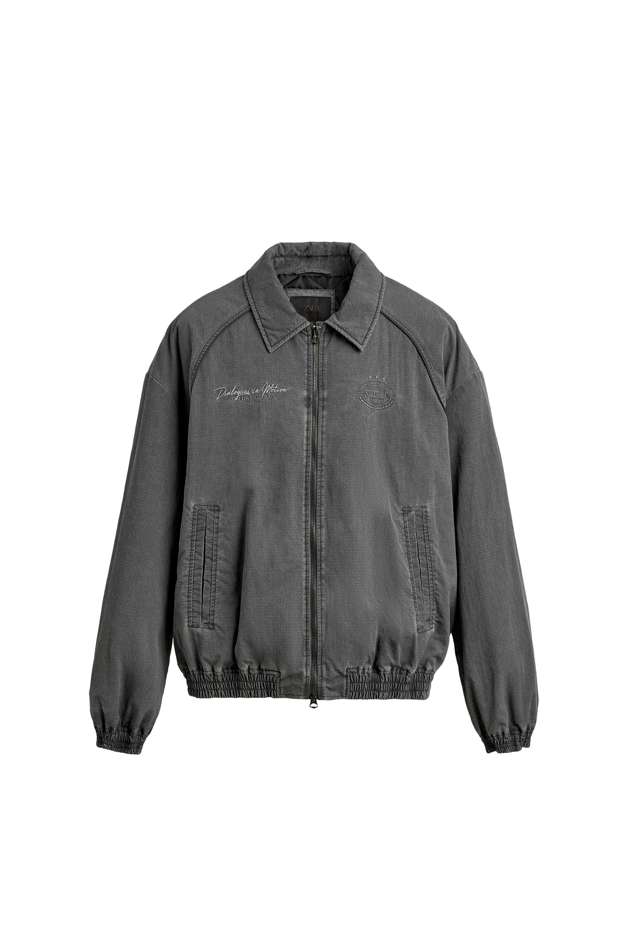 TEXTURED PUFFER JACKET