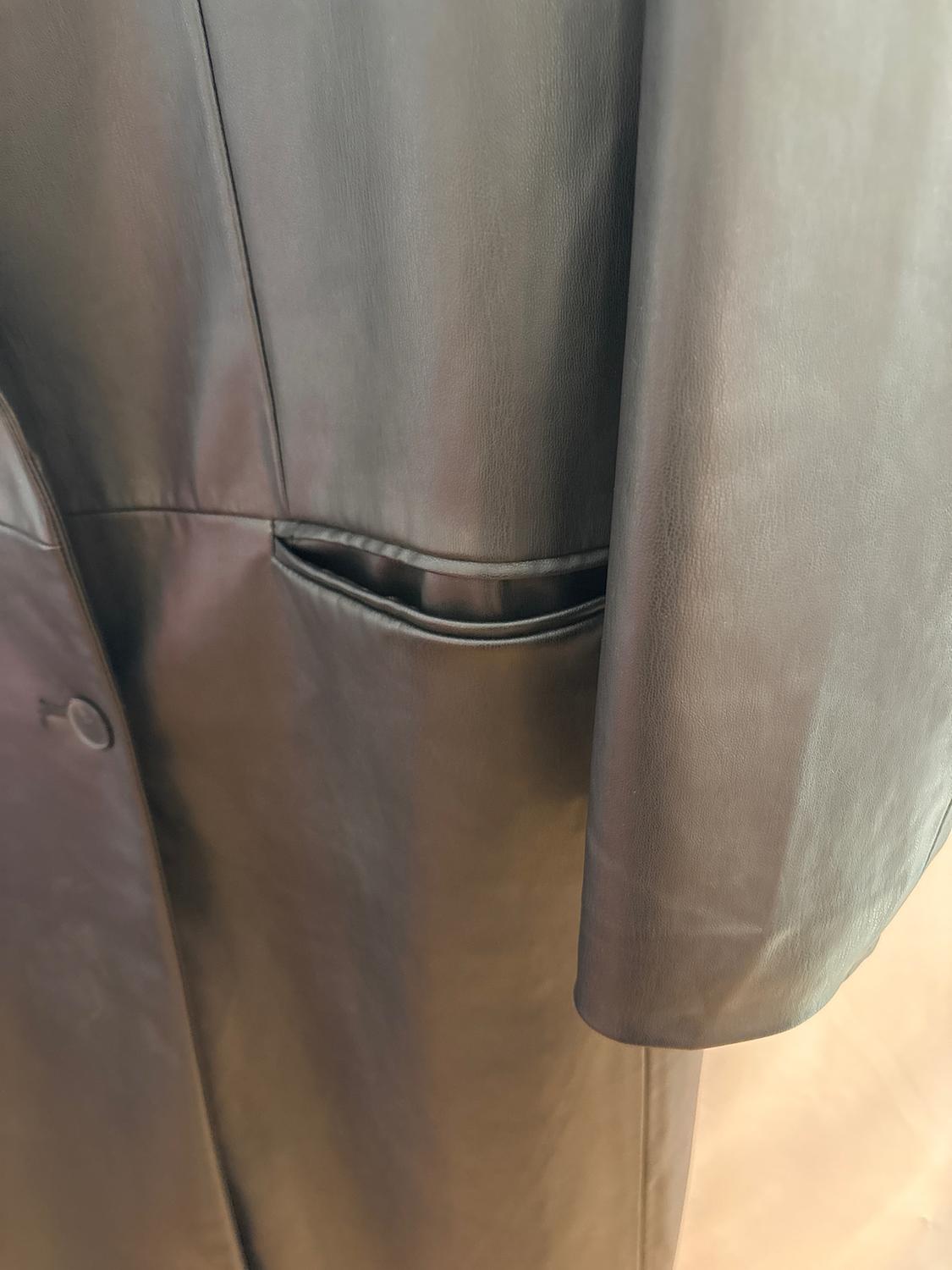 FAUX LEATHER COAT - Image 8