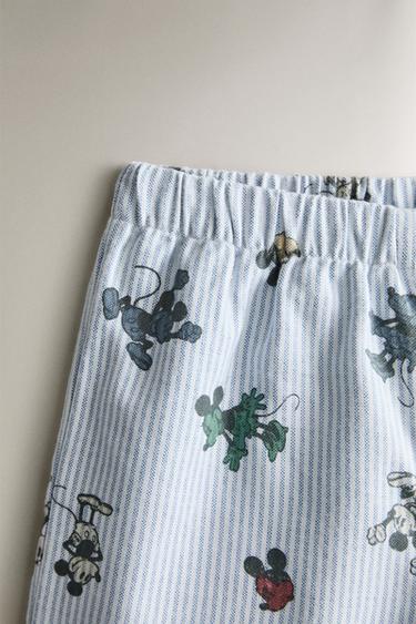 KIDS' MICKEY & MINNIE ©DISNEY FLANNEL PYJAMA SET - Light blue by Zara - Image 4