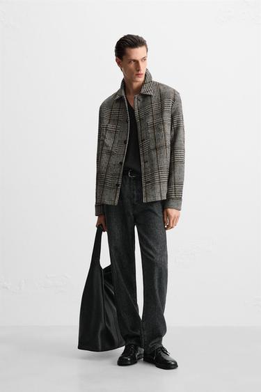JEANS STRAIGHT FIT - Gris de Zara - Imagen 0
