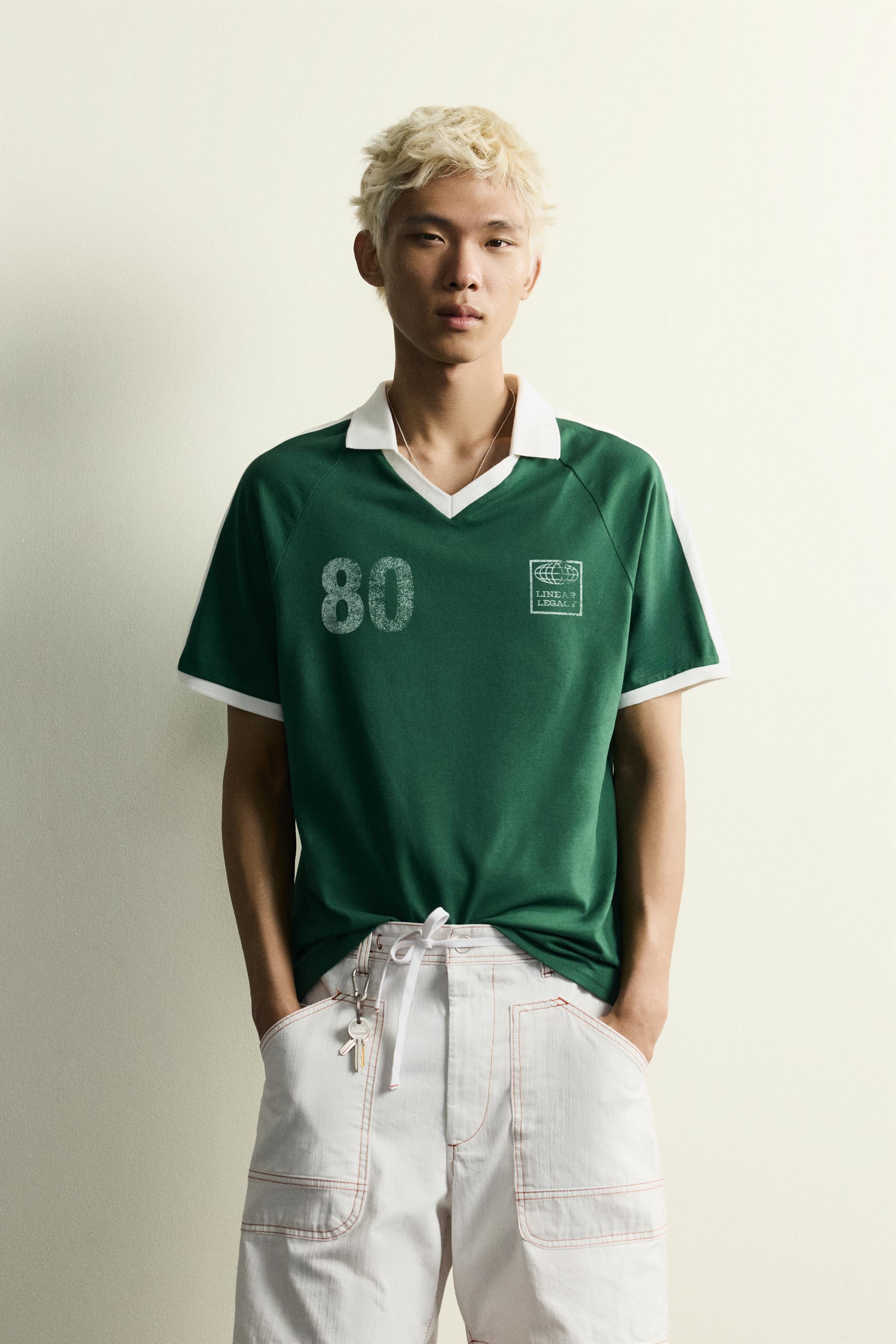 RETRO SOCCER CONTRAST POLO