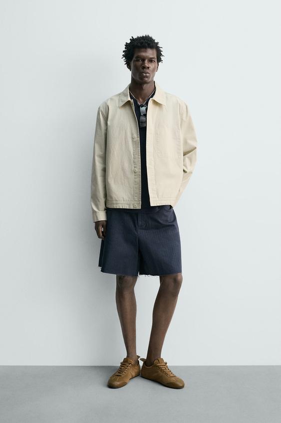 REGULAR FIT POPLIN OVERSHIRT from Zara - $119