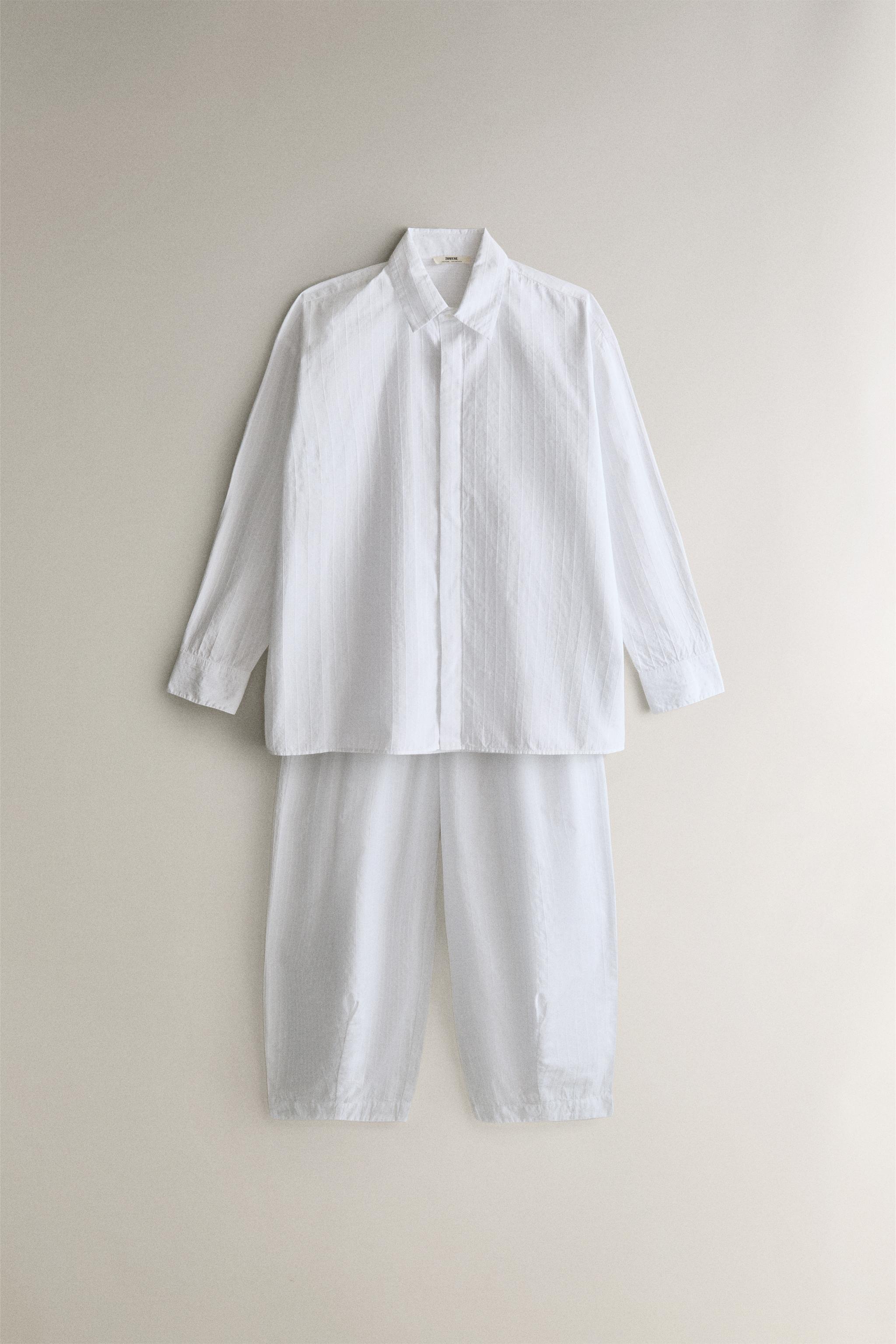 CHEMISE MANCHES LONGUES EN COTON