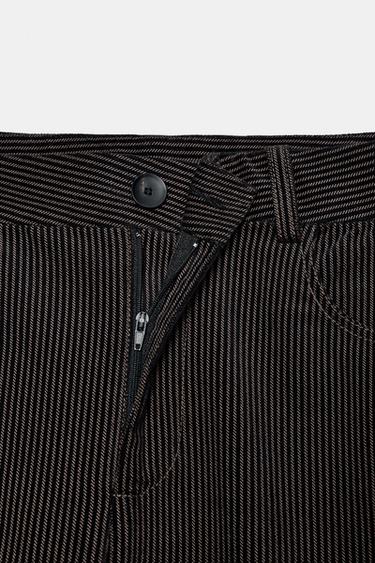 ZW COLLECTION STRIPED WIDE-LEG TROUSERS - striped by Zara - Image 8