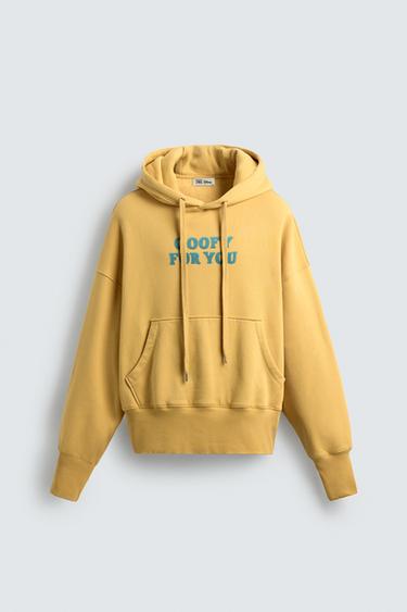 SLOGAN HOODIE HARRY LAMBERT FOR ZARA X DISNEY - Yellow by Zara