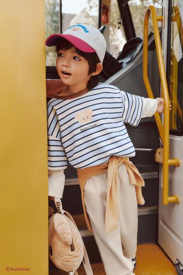 BUTTERBEAR © STRIPED T-SHIRT - striped by Zara