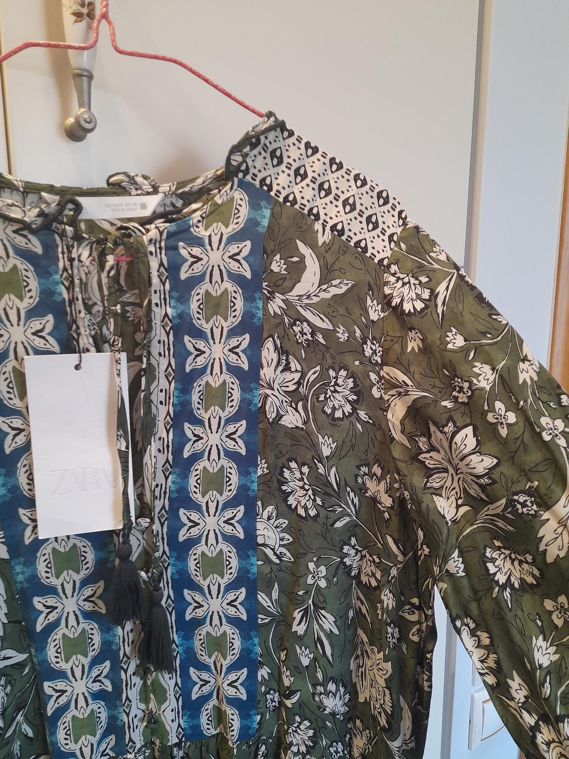 PRINTED MIDI DRESS - Image 5
