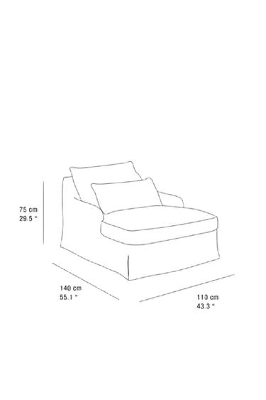 LOVESEAT 01 - بيج فاتح الخاص بـ Zara