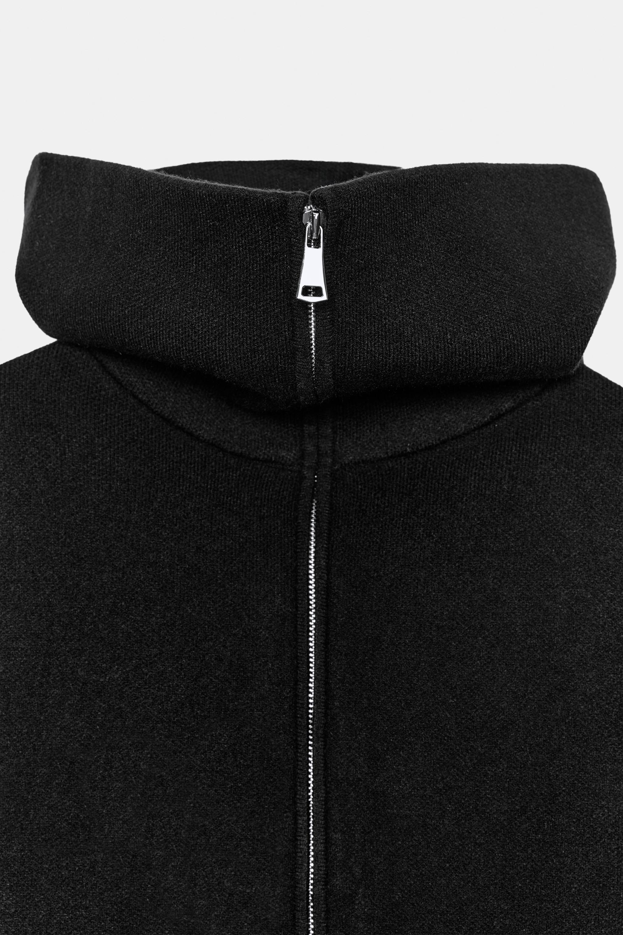 HIGH-NECK CARDIGAN