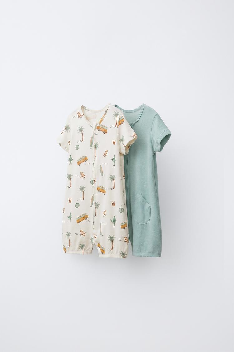 PAQUETE DE 2 MAMELUCOS ESTAMPADOS