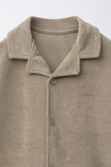 ENSEMBLE CHEMISE ET BERMUDA EFFET SERVIETTE - Marron clair de Zara - Image 5