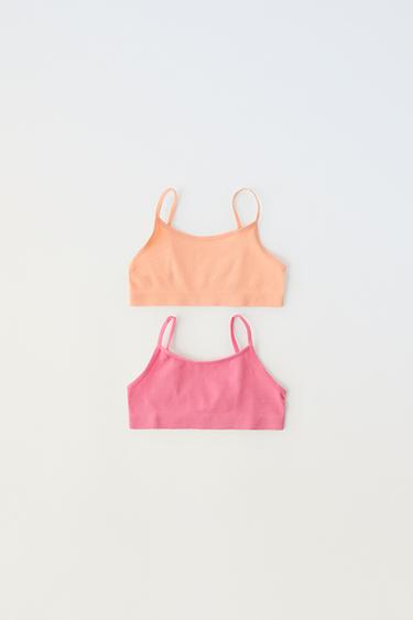 8-14 ANS/ LOT DE DEUX TOPS SANS COUTURES - Mandarine de Zara
