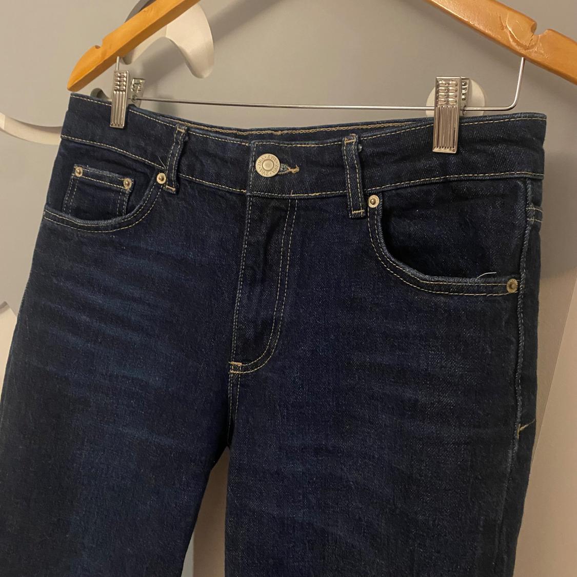 SLIM FIT CROPPED MID-RISE FLARED JEANS - Image 3