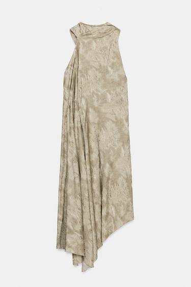 TOP ASYMÉTRIQUE JACQUARD ZW COLLECTION - Beige de Zara - Image 8