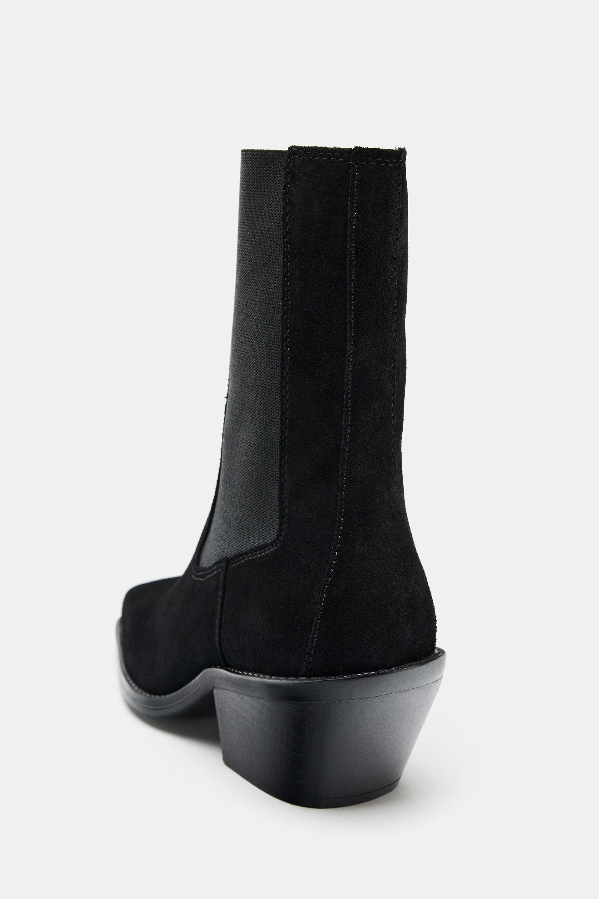 BLOCK HEEL ANKLE BOOTS