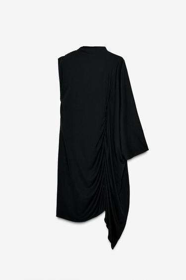 ROBE À MANCHES ASYMÉTRIQUES ÉDITION LIMITÉE - Noir de Zara - Image 4