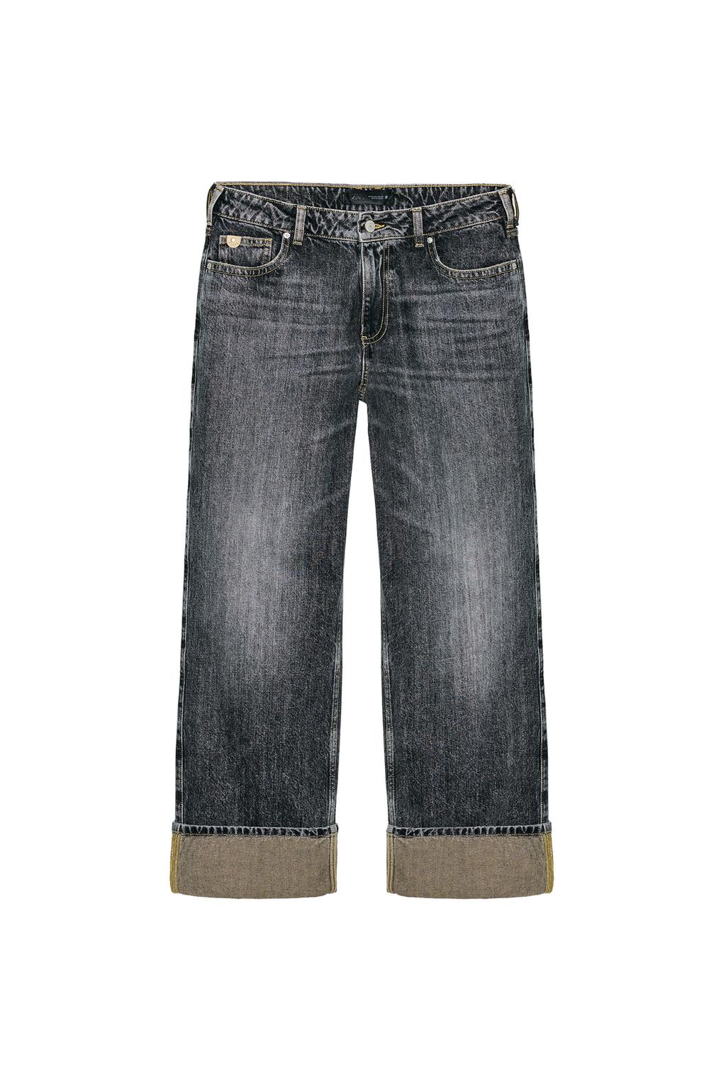 Z1975 MID-RISE CUFFED STRAIGHT JEANS - image 4