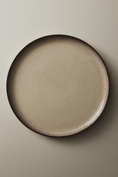 ASSIETTE PLATE GRÈS - Écru clair de Zara - Image 4