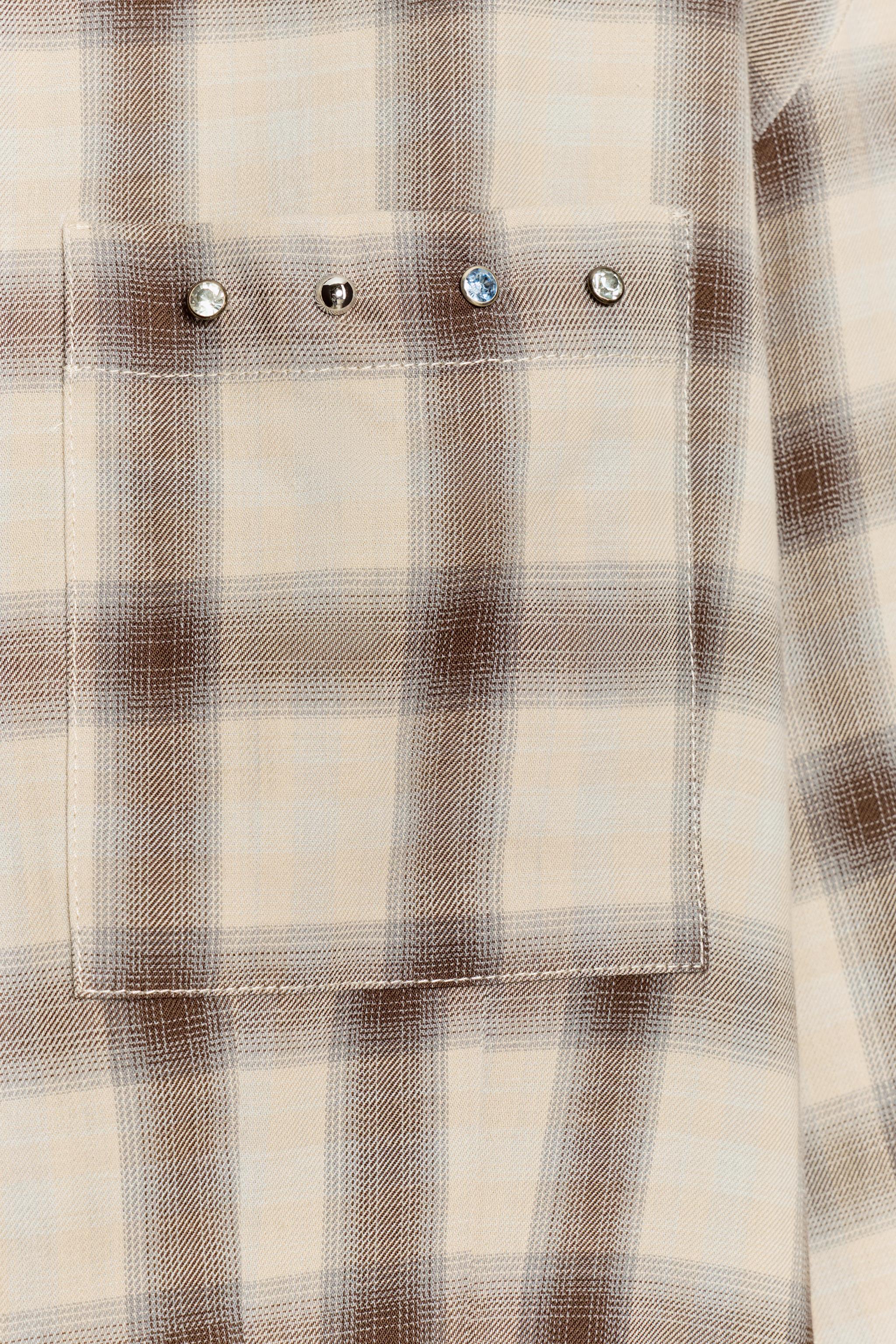 CHEMISE CARREAUX CLOUS