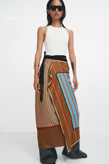 STRIPED SCARF PAREO - Multicoloured by Zara - Image 3