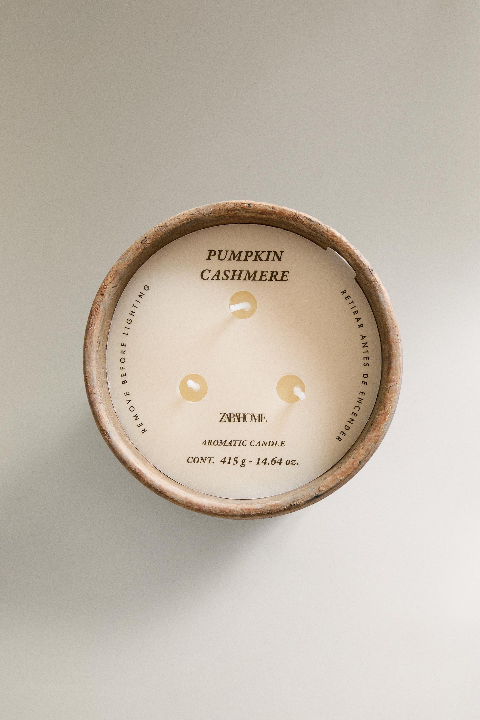 (415 G) PUMPKIN CASHMERE SCENTED CANDLE