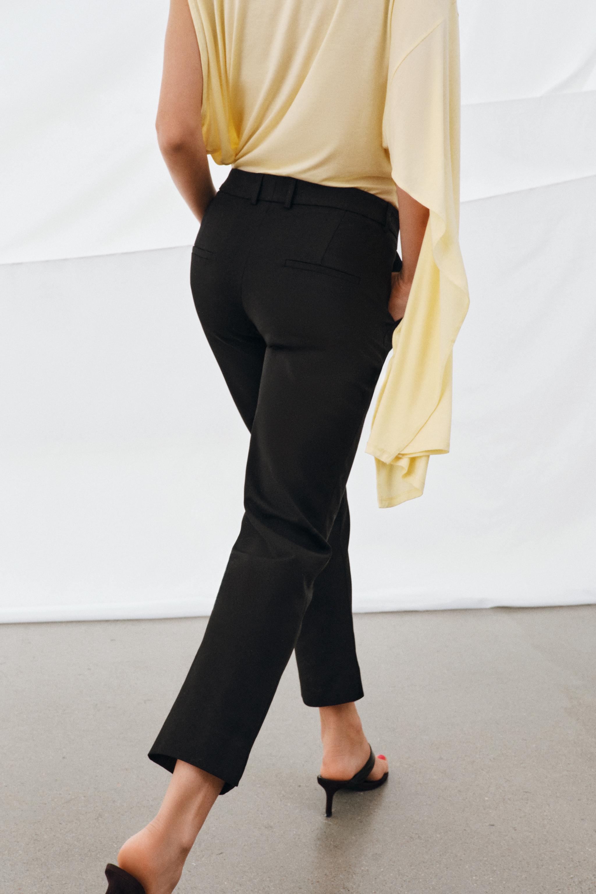 ZW COLLECTION LOW-RISE CAPRI PANTS