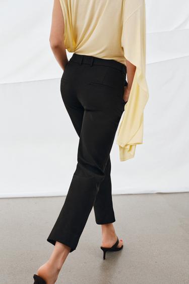 PANTALON CAPRI TAILLE BASSE ZW COLLECTION - Noir de Zara - Image 2