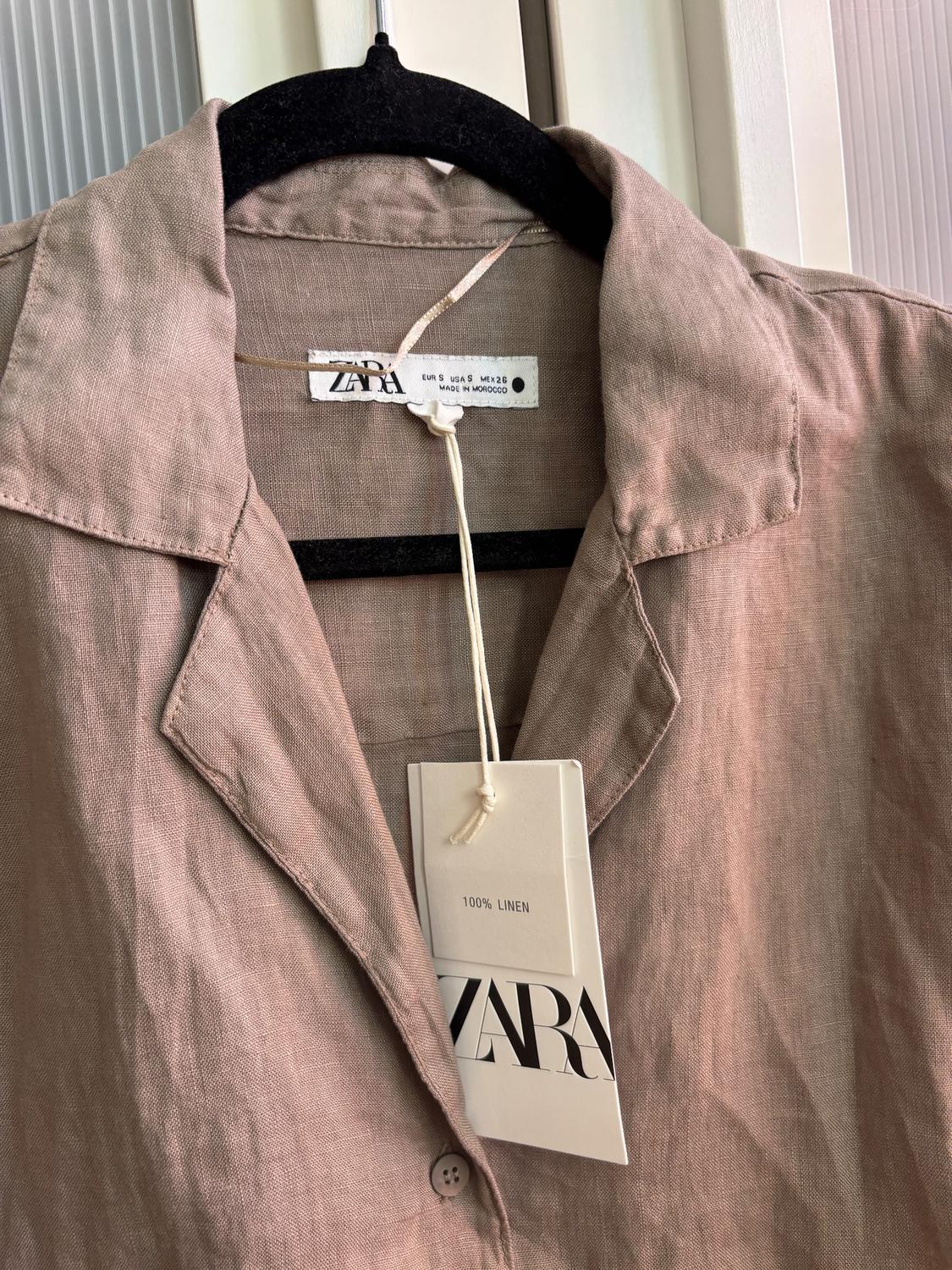 ZW COLLECTION 100% LINEN SHIRT - Image 4