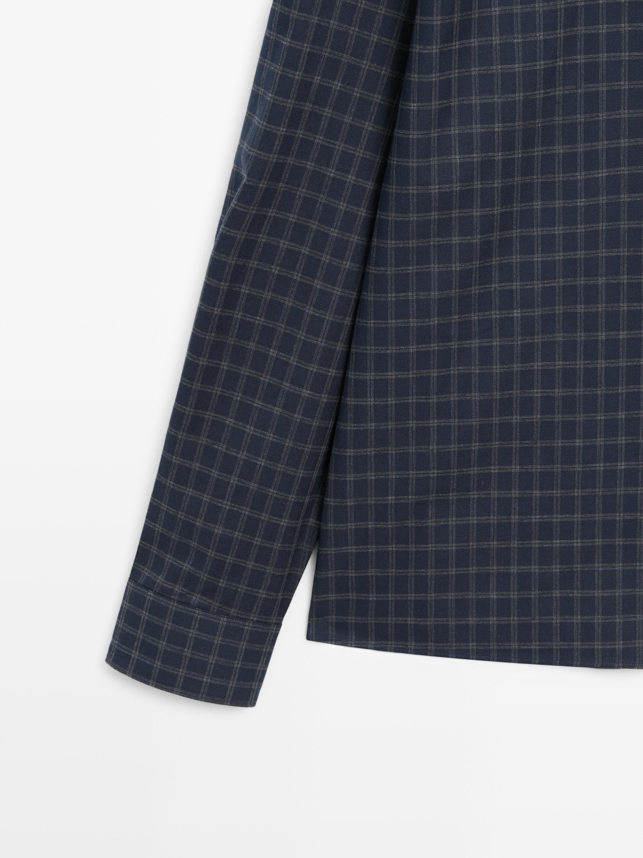 Chemise à carreaux relaxed fit