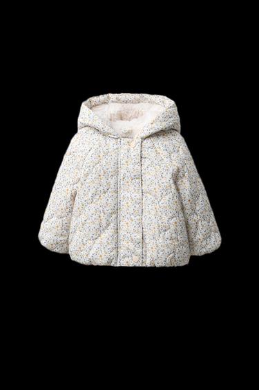 Zara FLORAL PRINT NYLON JACKET - Multicolored