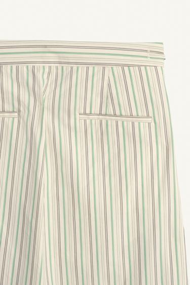 LIMITED EDITION STRIPED PYJAMA-STYLE TROUSERS - striped by Zara - Image 10