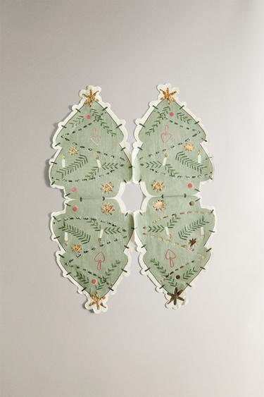 LOT SERVIETTES EN PAPIER ENFANTS SAPIN DE NOËL (LOT DE 20) - Multicolore de Zara - Image 1
