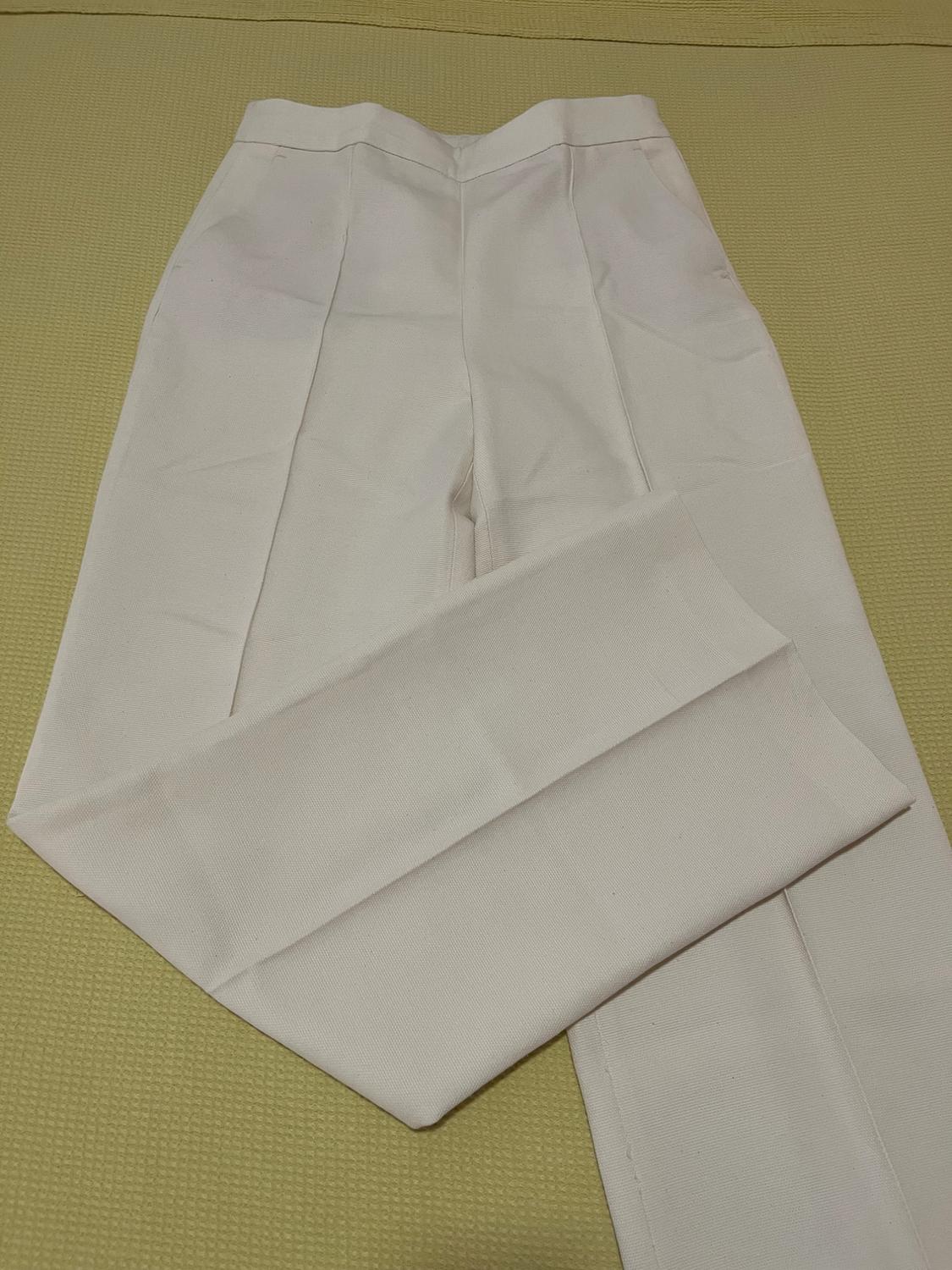HIGH-WAIST SEAMED TROUSERS - Image 3