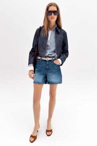 HEMD MIT WEITEN ÄRMELN UND LEINEN - Weiß / Blau von Zara - Bild 0
