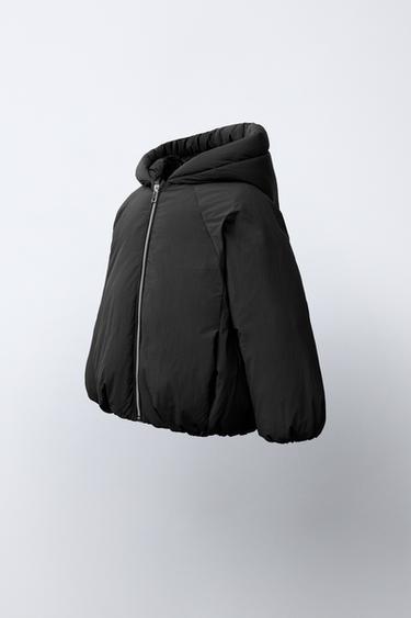 50% DOWN - 50% FEATHER WATER-REPELLENT JACKET — Black 2