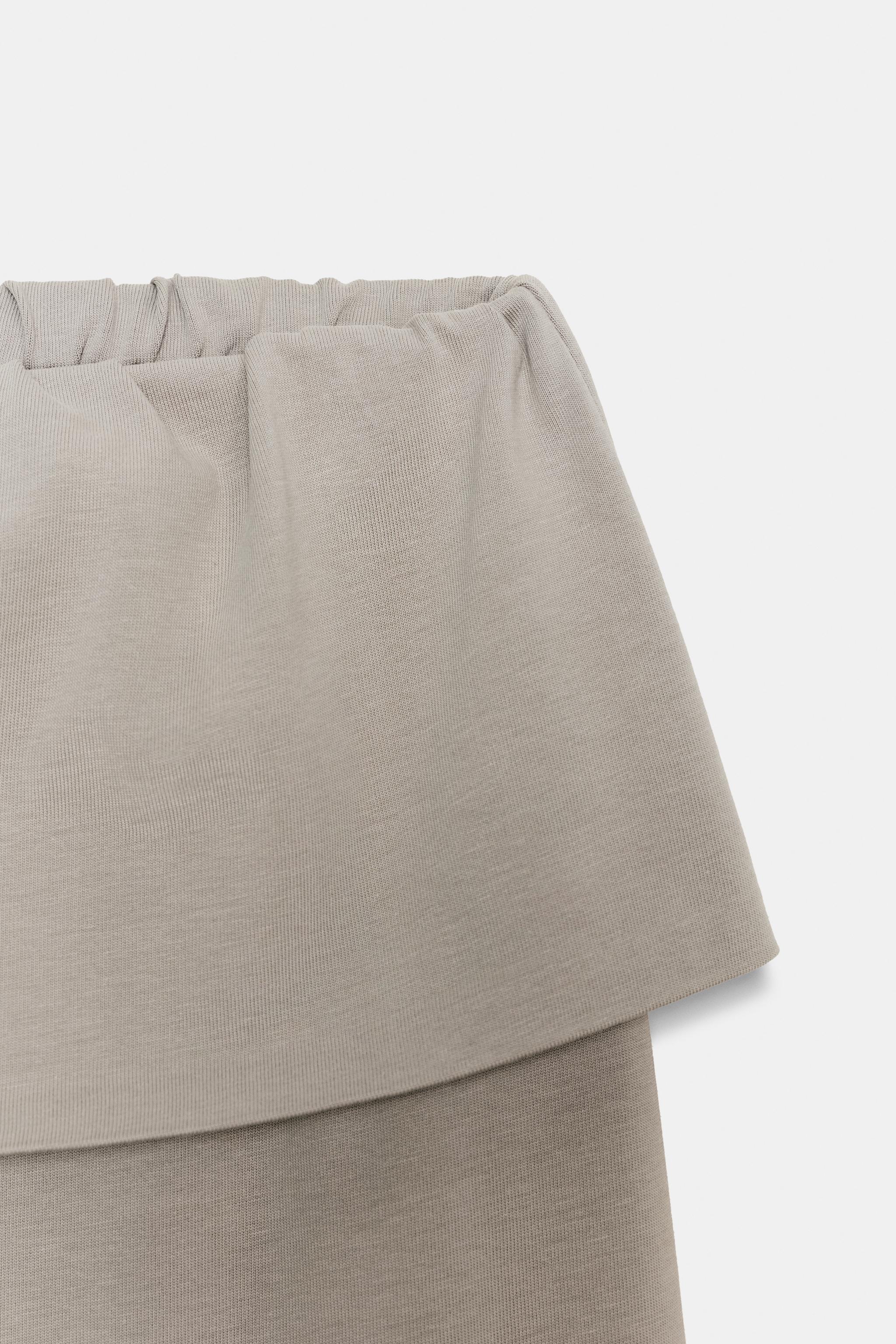 PANTALON EN COTON ÉPAIS AVEC CEINTURE LARGE