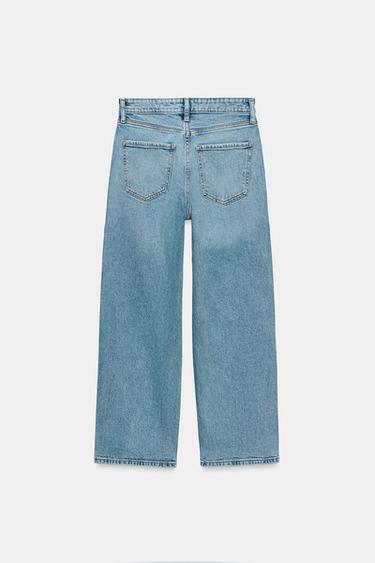 JEANS Z1975 STRAIGHT HIGH-WAIST - Mid-blue by Zara
