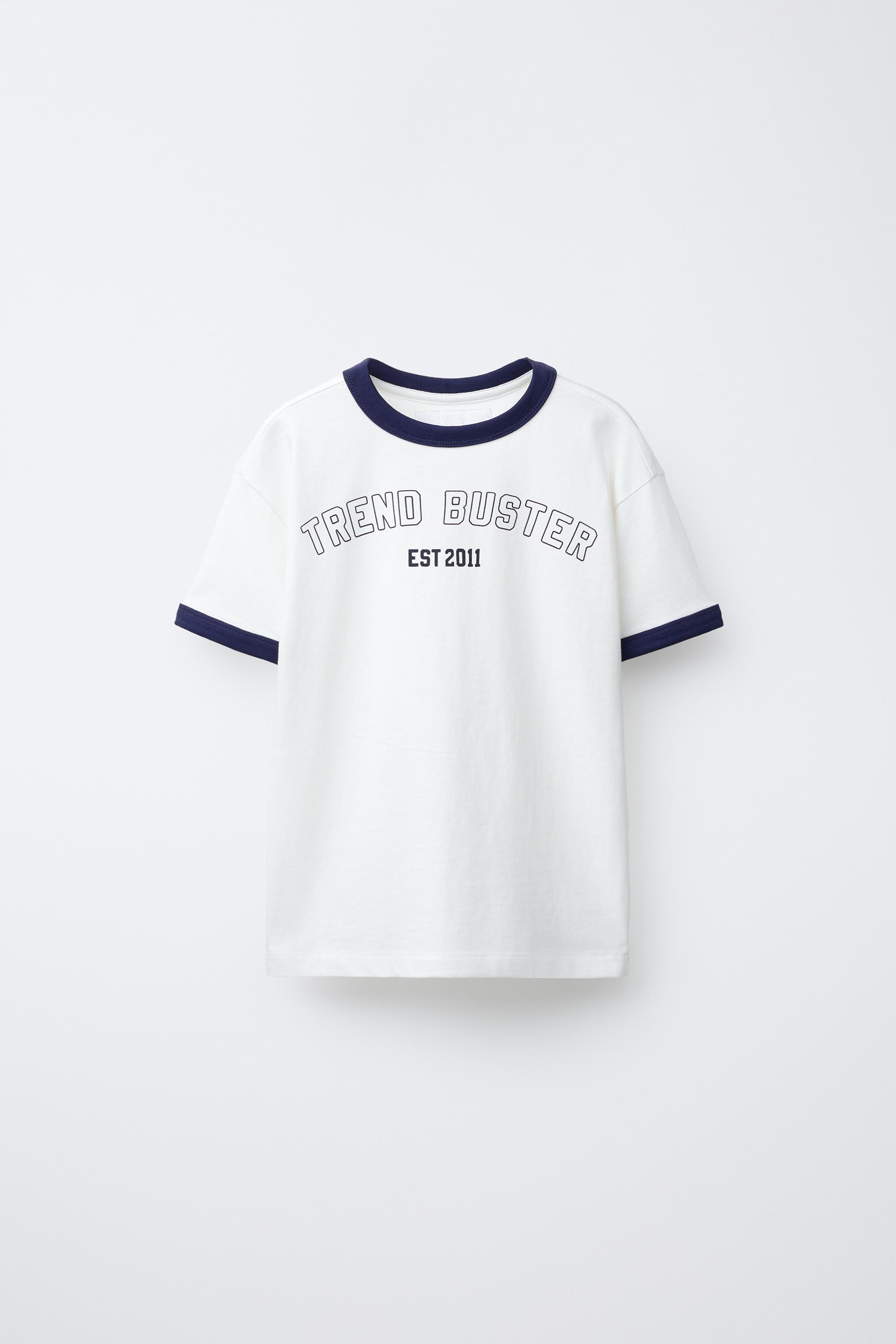 トップス CONTRAST EDGE T-SHIRT Contrast edge T-shirt | MANGO OUTLET USA