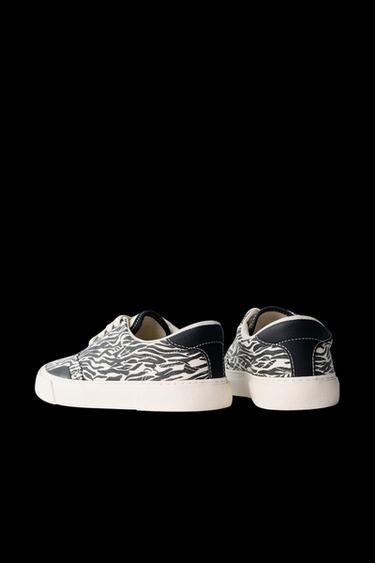 ANIMAL PRINT SNEAKERS - White by Zara