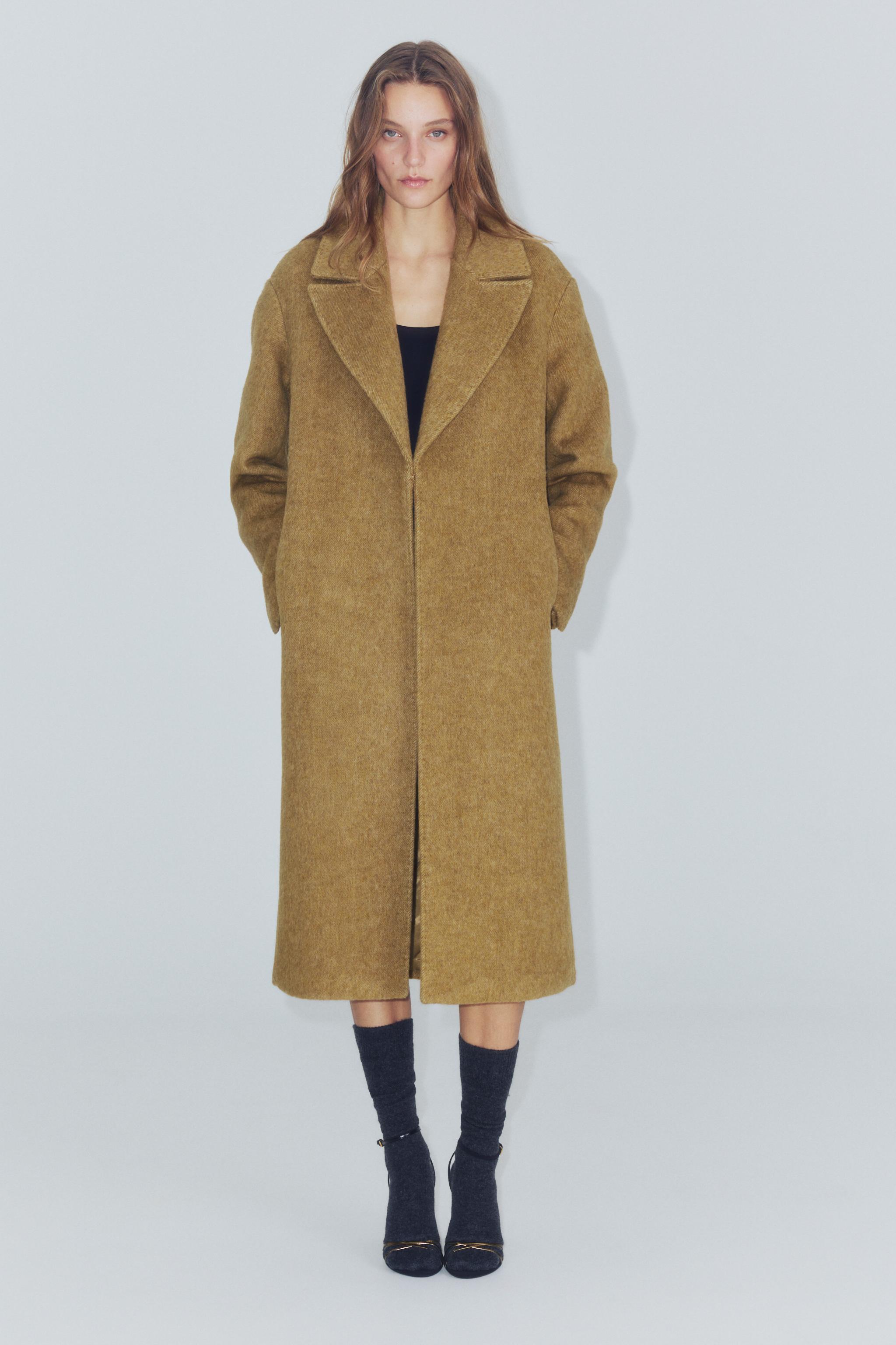 ZW COLLECTION LONG WOOL BLEND COAT