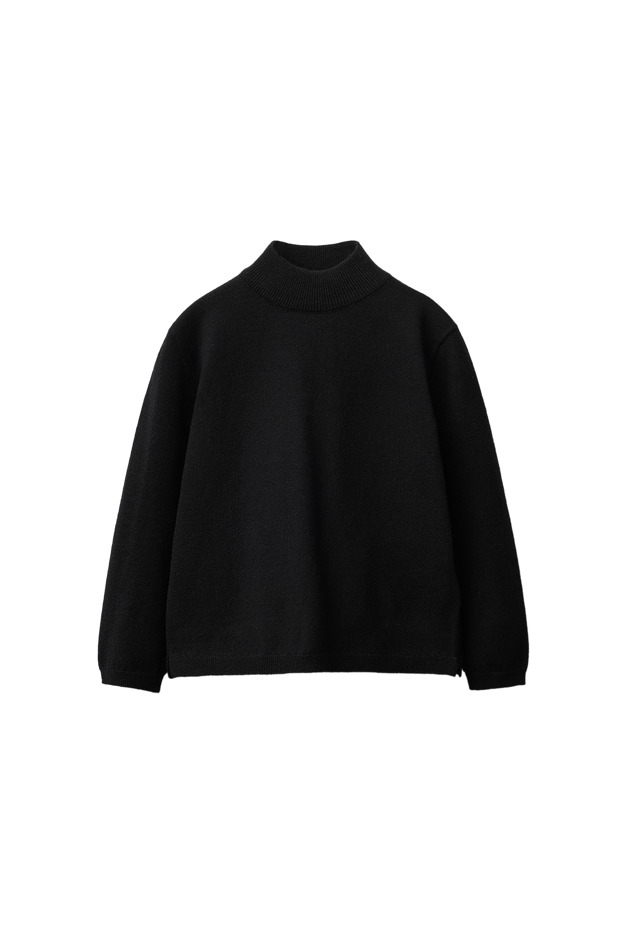 ニット/セーター "Summer" High Neck Knitted Pullover HIGH NECK KNIT SWEATER - Sand | ZARA South Africa